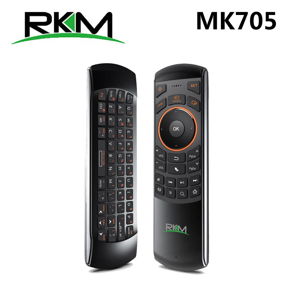Беспроводная воздушная мышь Rikomagic RKM MK705 2 4 GHz 3 в 1 с ИК пультом дистанционного