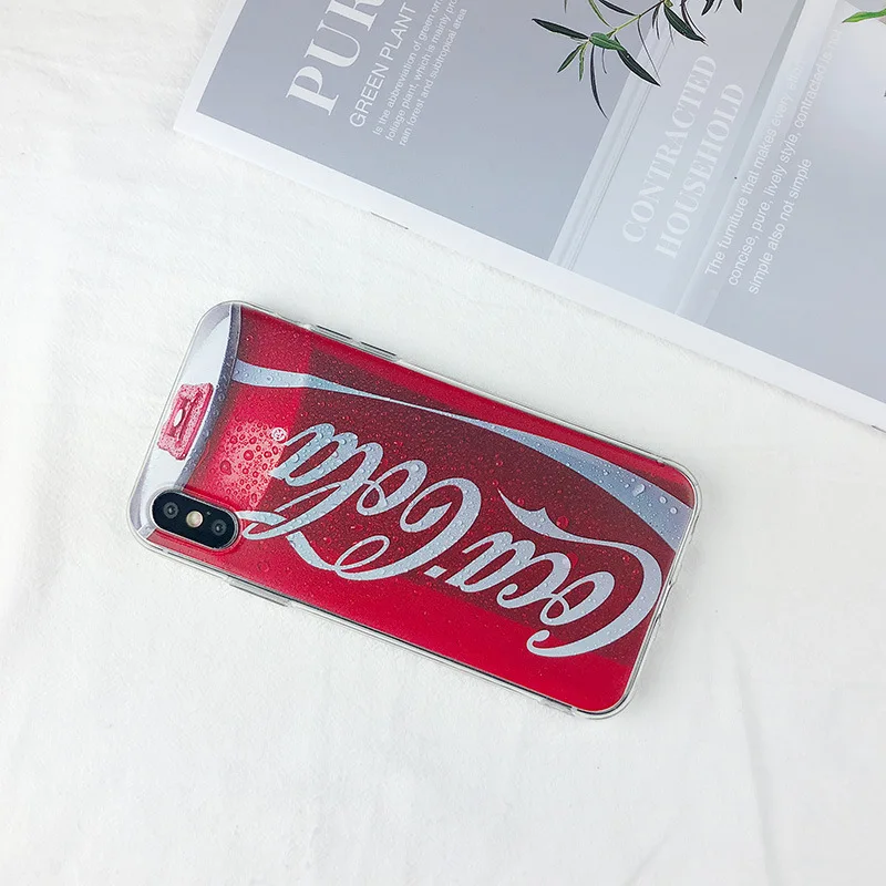 Креативный Мягкий ТПУ чехол для iPhone 7 8 Plus X 6 S 5 5S SE Beer Gameboy телефон батарея
