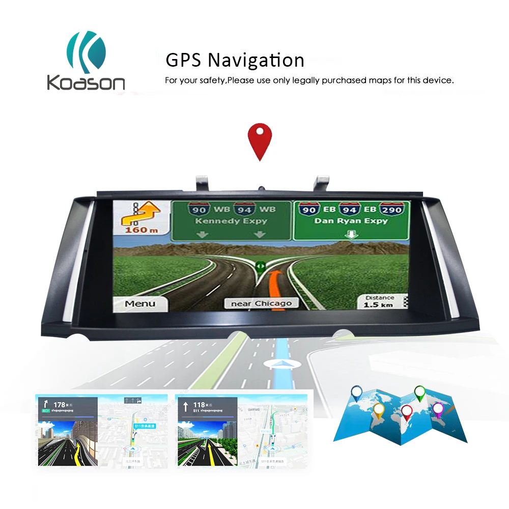 Автомобильный аудио-видео мультимедийный плеер Android 8.1 с дисплеем 10,25 дюйма для BMW 7 серии F01 F02 NBT 2013 2014 2015 с GPS-навигацией.