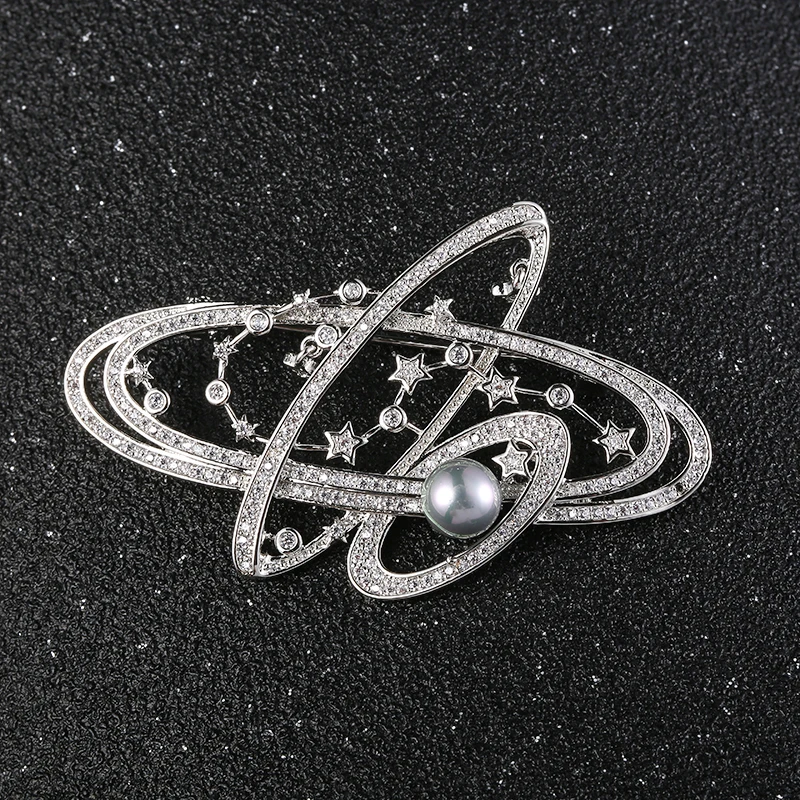 Новинка Женская брошь на костюм свитер Свадебный корсажный воротник пальто