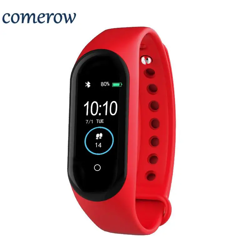 Умный Браслет Comerow M4 монитор сердечного ритма Bluetooth фитнес-трекер часы