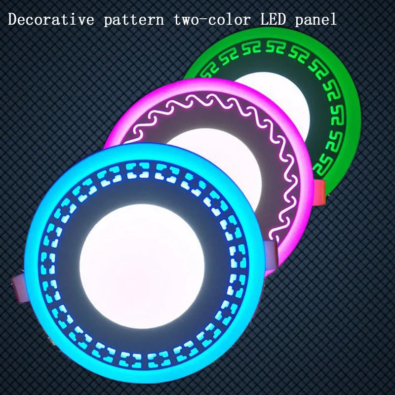 Новый стеклянная панель с сенсорным экраном светильник светодиодный вниз s Цвет