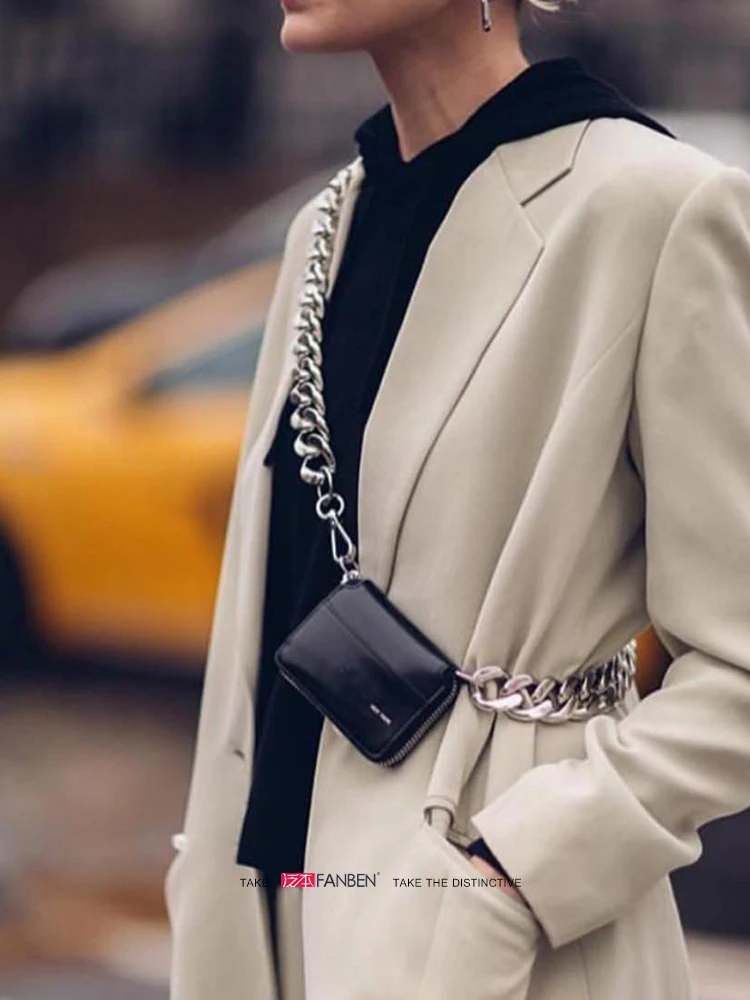 Черная сумка на плечо с цепочкой черный кошелек мини Ins популярный держатель для