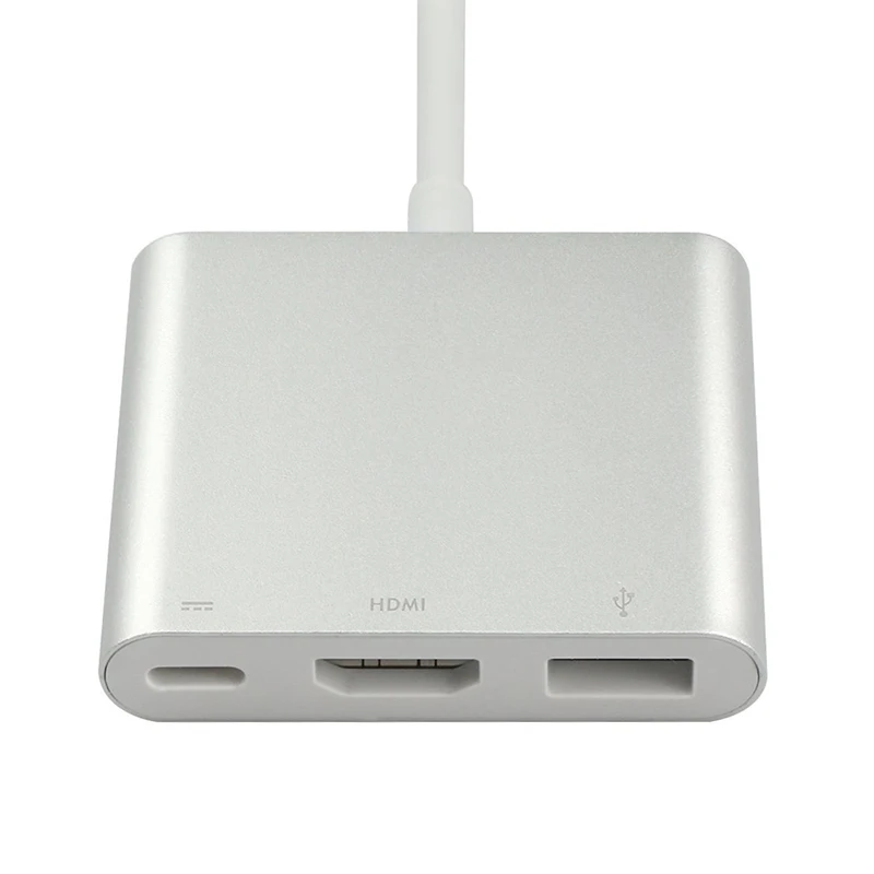 Адаптер 3 в 1 для Apple Macbook USB на PD 1080 HDMI 0|Кабели VGA| |