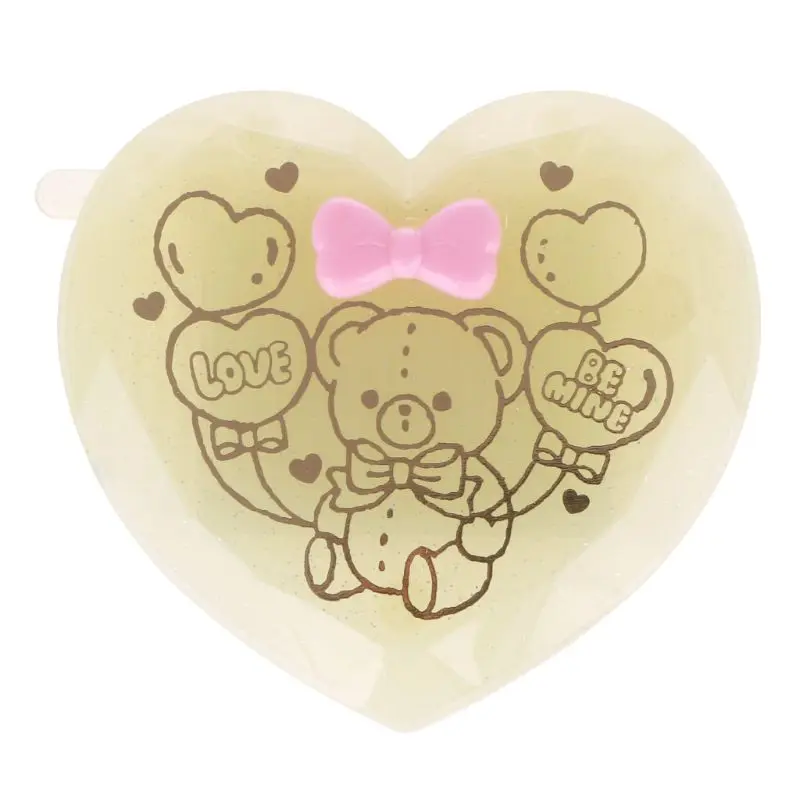 Складная Щетка для волос с зеркалом женщин и девочек компактный карман дорожная