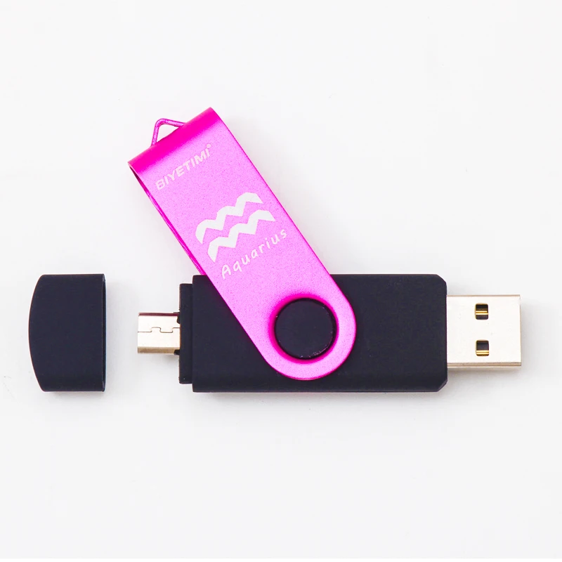 Многофункциональный USB флеш накопитель Biyetimi 12 созвездий 128 ГБ 64 Флешка 32 16 usb 2 0