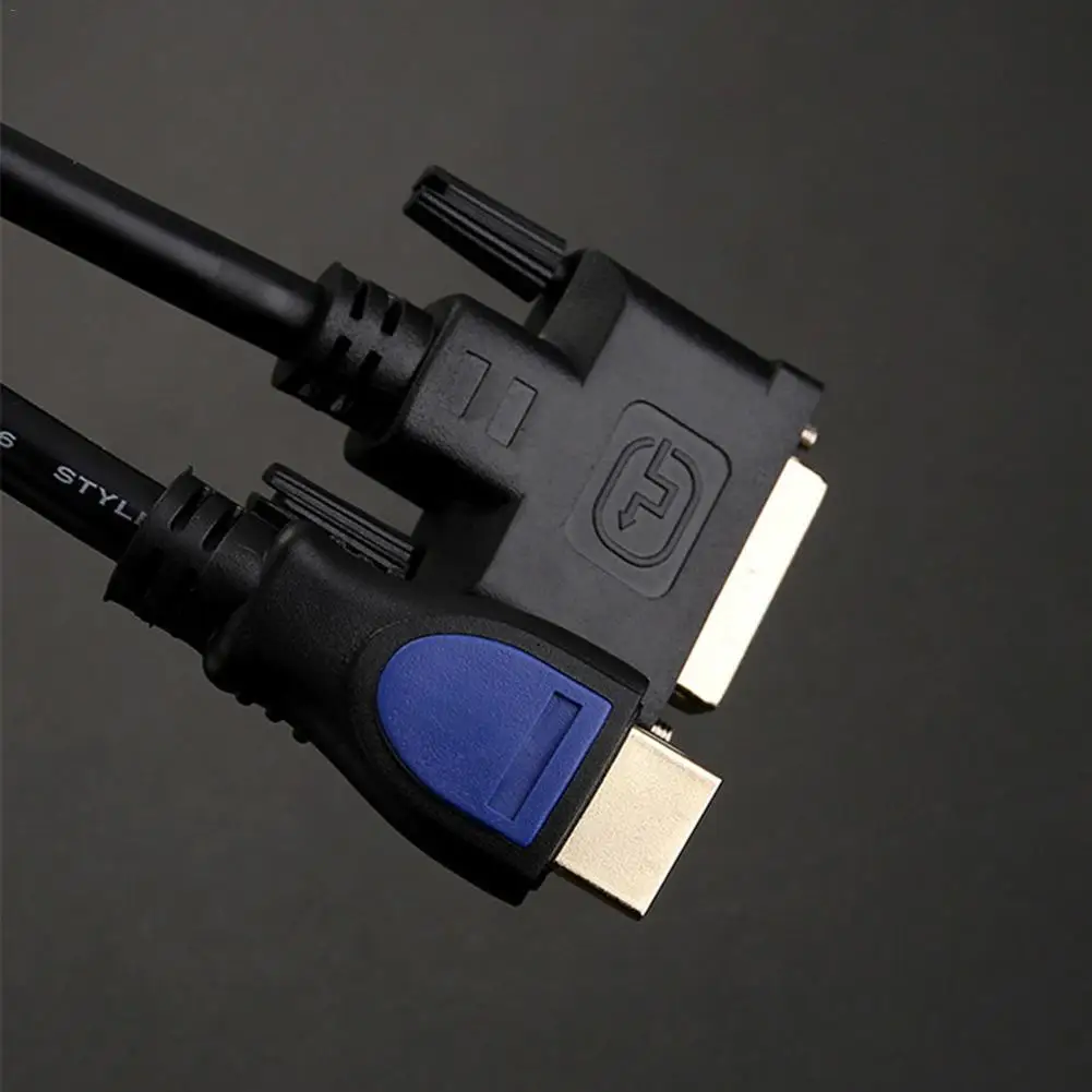 HDMI к DVI 24 + 1 кабель компьютер ТВ 1080P двойной магнит кольцо дисплей OFC золотое
