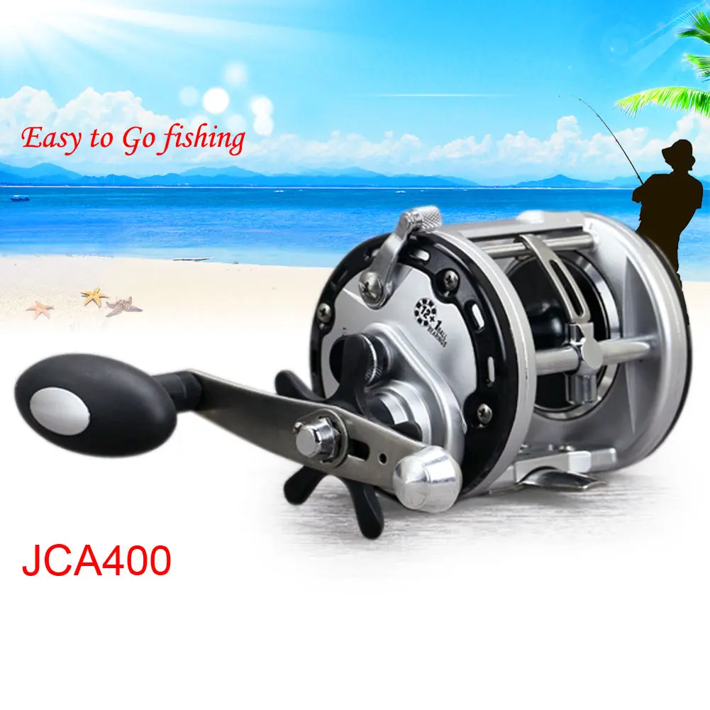 JCA200/JCA300/JCA400/JCA500 12+ 1BB шарикоподшипник цельнометаллический рыболовный спиннинг троллинг катушка снасти JCA серия инструмент для рыбалки - Цвет: JCA400