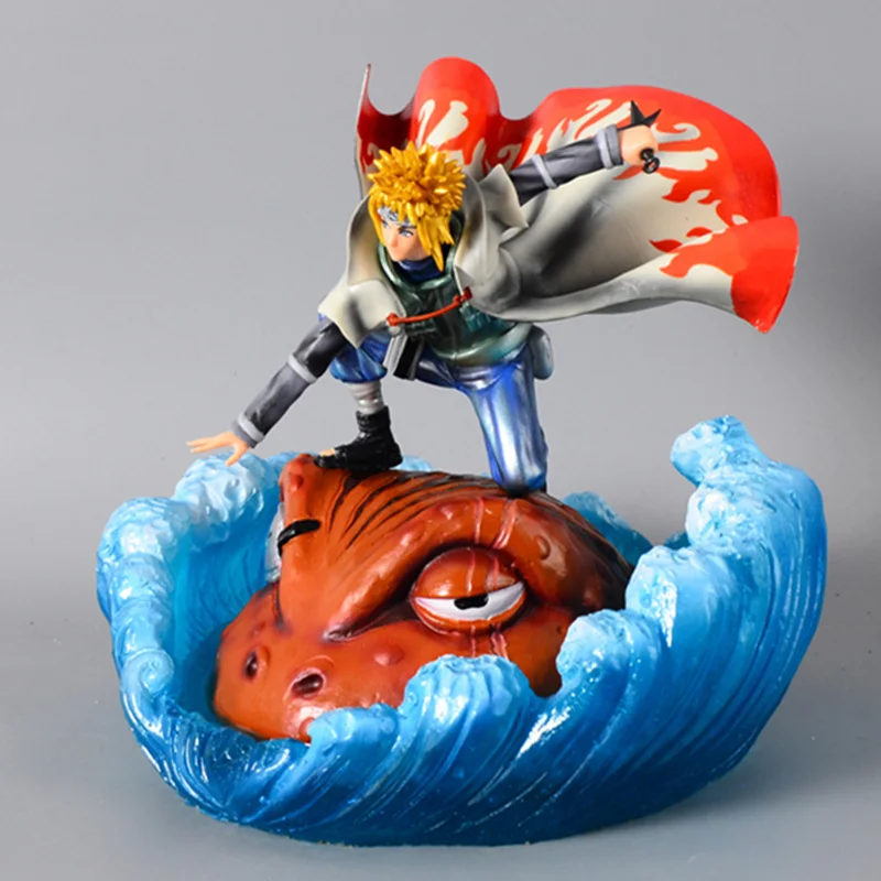 Статуя Наруто Namikaze Minato Hokage Gama Bunta GK полноразмерная портретная фигурка из смолы