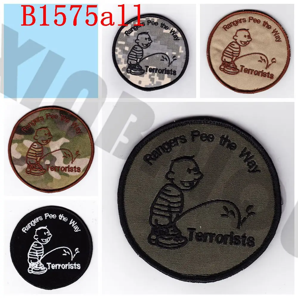 

Embroidery patch Rangres pee the way Douse the terrorism Morale tactics Military