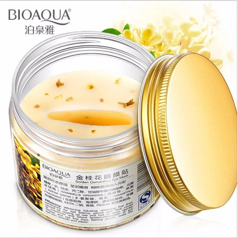 Маска для глаз BIOAQUA Osmanthus женщин коллагеновая сыворотка уход за сном патчи