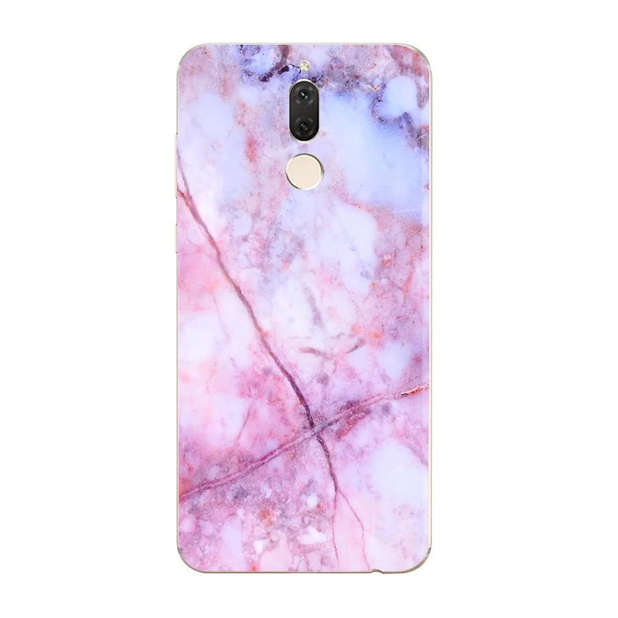 Silicone TPU Case Cover for Huawei mate10 lite Y5 2017 For carcasa huawei y5 Floral Marble Soft matte Capa |