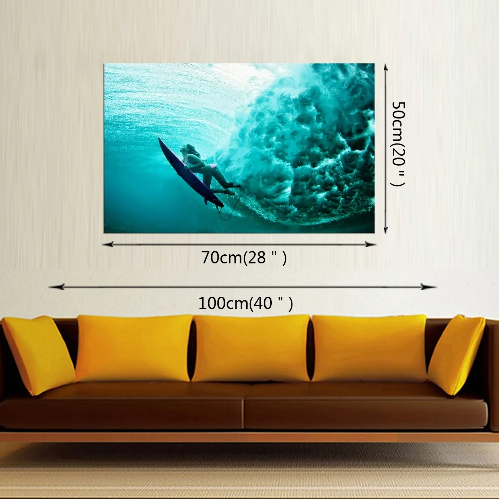 1 панель бесплатная доставка художественная картина Современный Морской пейзаж