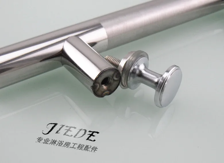 Стеклянная Дверная ручка для душевой комнаты аксессуары ванной дверная из