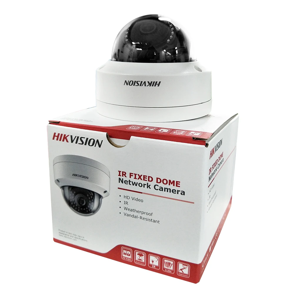 Hikvision Original English 4MP(1080P) Dome Security Camera Onvif DS-2CD1143G0-I PoE CCTV Replace DS-2CD1141-I H.265+ | Безопасность и