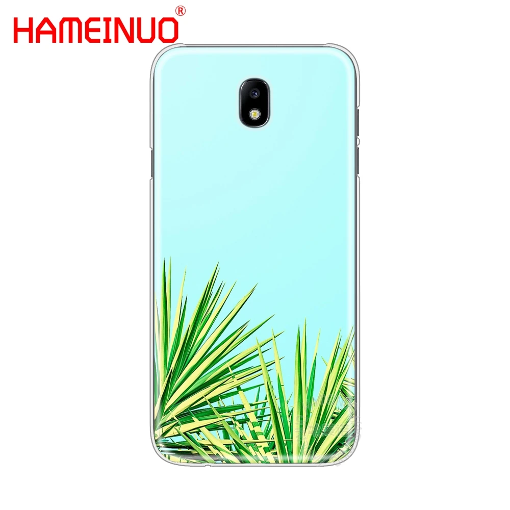 HAMEINUO летние чехлы с зелеными листьями для телефонов Samsung Galaxy J3 J5 J7 2017 J527 J727 J327 J330 J530