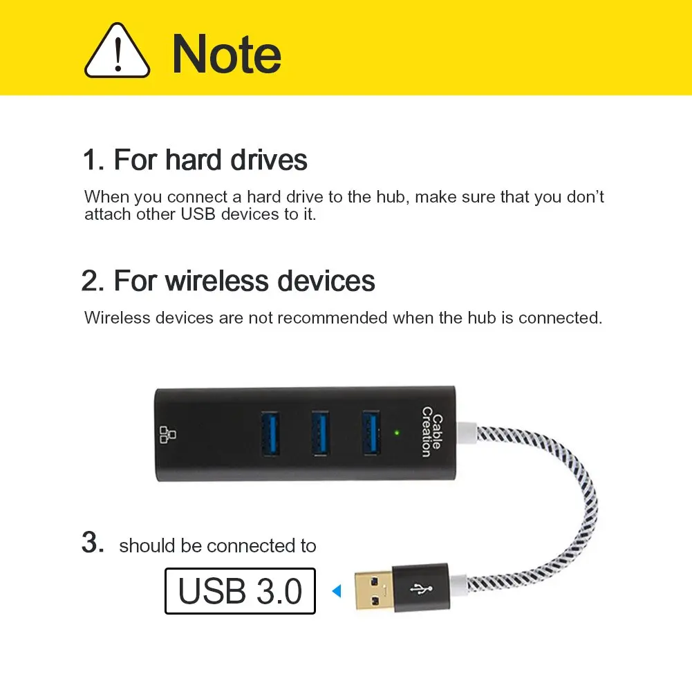 3-портовый концентратор данных jorinдо USB 3 0 с портом Ethernet поддержкой 10/100/1000 Мбит/с к