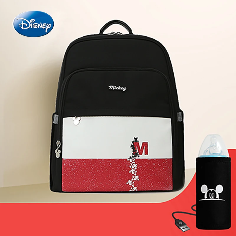Disney Sac Mickey сумка из ткани Оксфорд большой емкости Детские сумки дорожный рюкзак для кормящих подгузников Сумка для ухода за ребенком рюкзак для мам