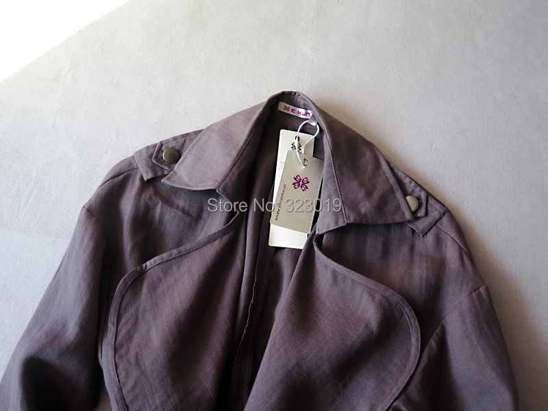 Women's Trench Coat long Outerwear loose clothes for lady Bat Long Sleeve Irregular Causal Good quality Plus size women coat | Женская