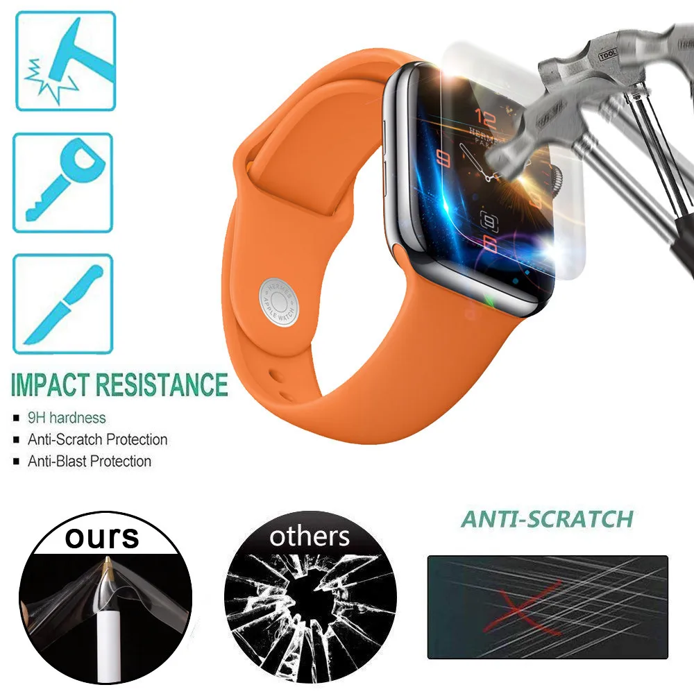 Высококачественная Противоударная защитная пленка из ТПУ для Apple Watch Series 4 (40 мм)