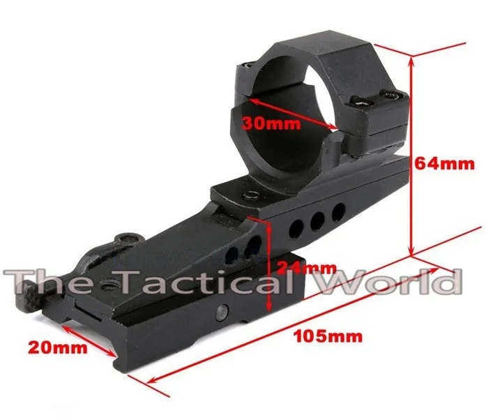 Тактический охотничий прицел с креплением 30 мм быстроразъемные кольца на 20