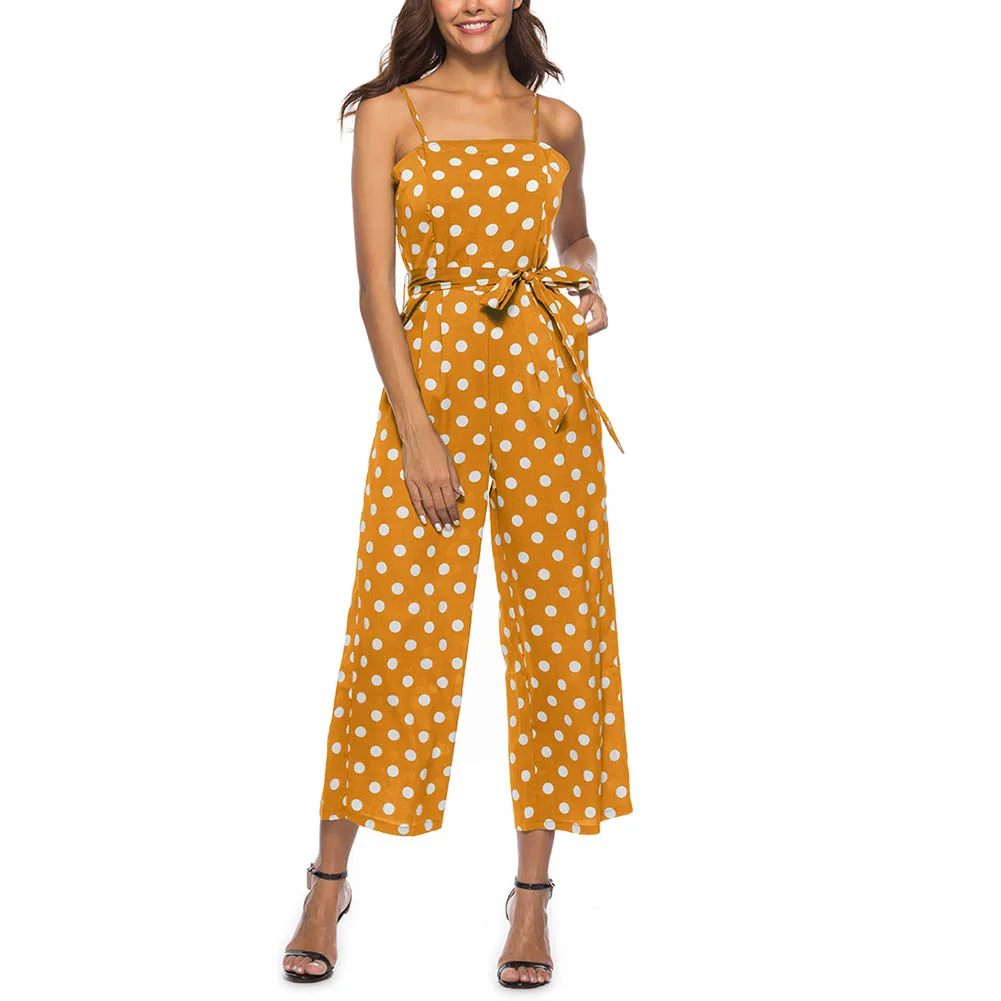 Новая летняя Для женщин сексуальный комбинезон на бретельках с низким вырезом