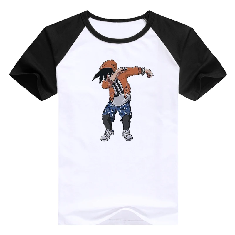 Мужская футболка с единорогом/пандой/Сон Гоку даб Swag летняя забавным дизайном