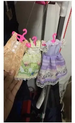 4 шт. DIY Вышивание ремесло куклы Костюмы Ручной Работы Кукла Одежда Материал Ткань для Вышивание лоскутное кукла ткани Блит 16*47 см