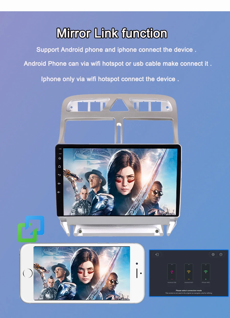 Navivox Android 8,1 2 din Автомобильный dvd-плеер gps навигация Мультимедиа для peugeot 307 307 CC 307SWC радио 2002-2013 стерео