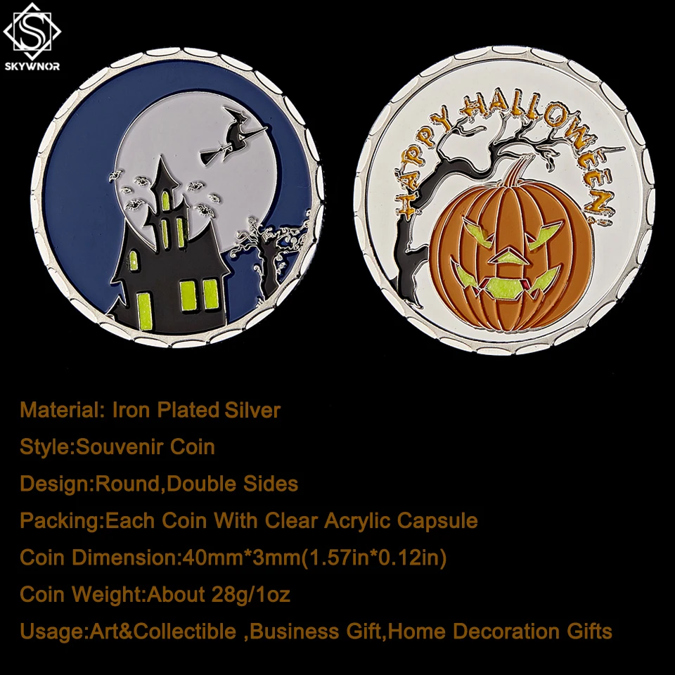 Вечерние флуоресцентные Фэнтези 5 шт. 2019|Безвалютные монеты| |