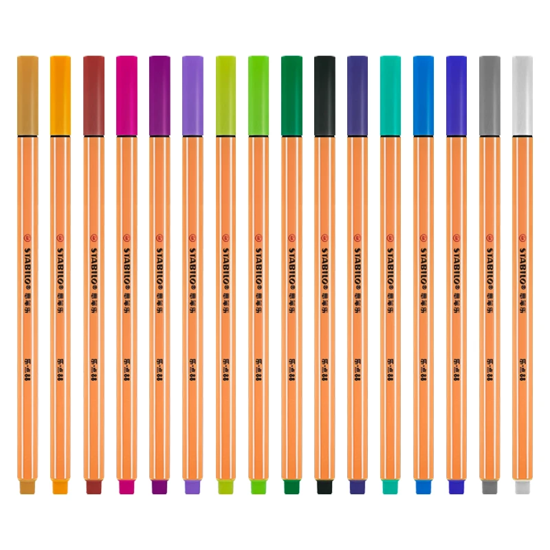 1 шт. Stabilo Point 88 Fineliner 0,4 мм фломастер Профессиональный маркер для рисования лайнер иллюстрация эскизная ручка дизайн