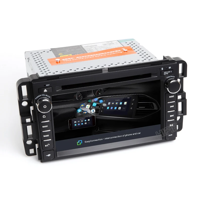 Автомобильный мультимедийный плеер Android 10 IPS 8Core 4G RAM автомобильный DVD GPS для GMC