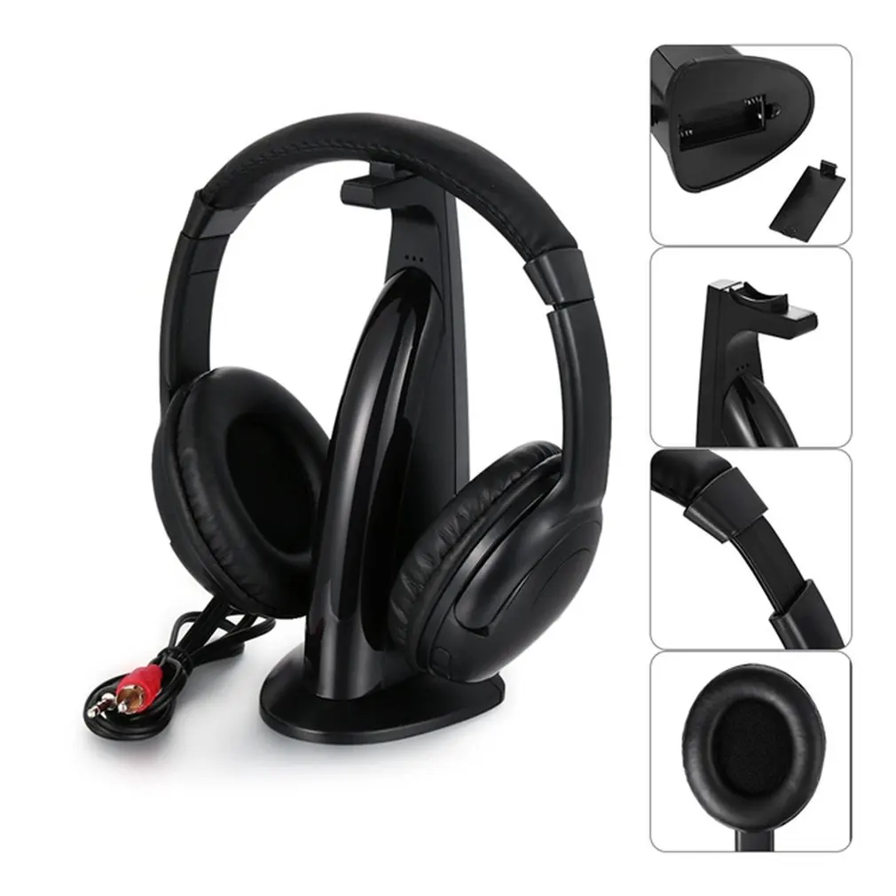 5 в 1 Беспроводные наушники для MP3 MP4 PC tv CD гарнитура наушники