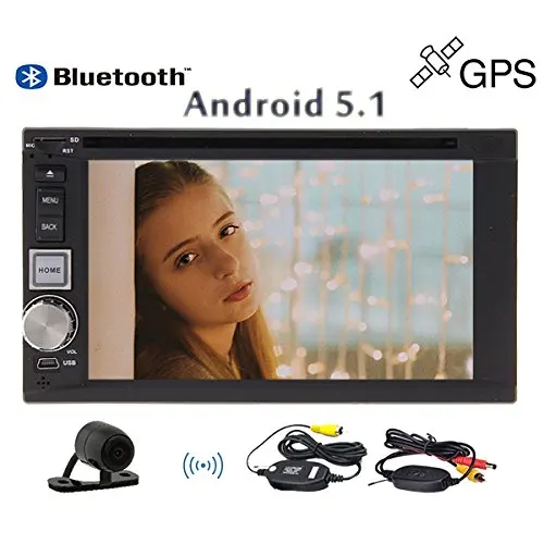 Android 5 1 двойной автомобильный dvd-плейер DIN аудио FM AM монитор радио приемник