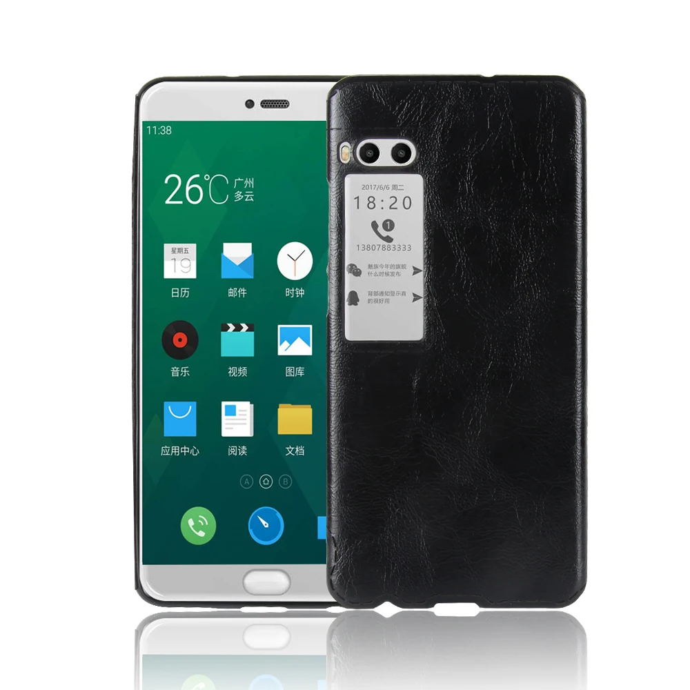 subin New For Meizu Pro7 Plus Case 5.7inch Soft TPU+PU Leather Paste skin Silicone Cover Pro 7 Phone Cases |