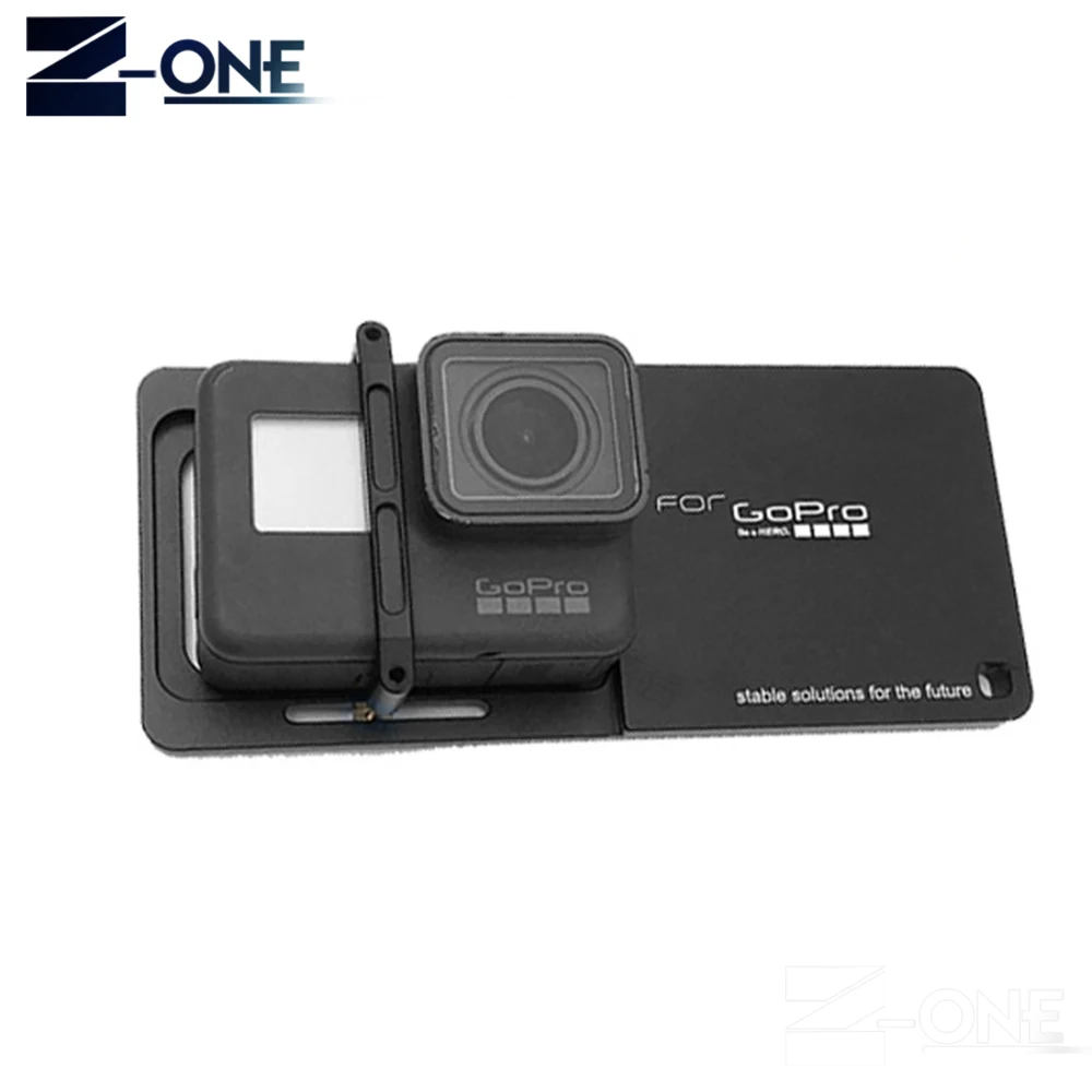 Switch Mount Plate Adapter For Gopro6 5 4 3 3+ xiaoyi dji Osmo Mobile Zhiyun Z1 Smooth C R 2 II gimbal Camera Accessories | Электроника