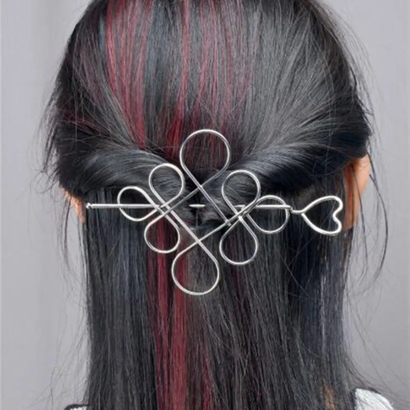 Металлическая заколка для волос Timlee H067 с узлом бохо волос|metal hair sticks|hair stickmetal |
