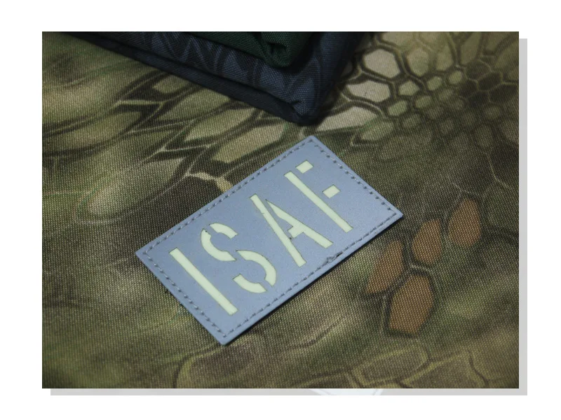 Светящийся в темноте TACP CCT COMBAT CONTRO EOD МССБ JTAC PJ IR combat SWAT SMILE patch ID call sign IR светящийся патч уплотнения IFF - Цвет: ISAF