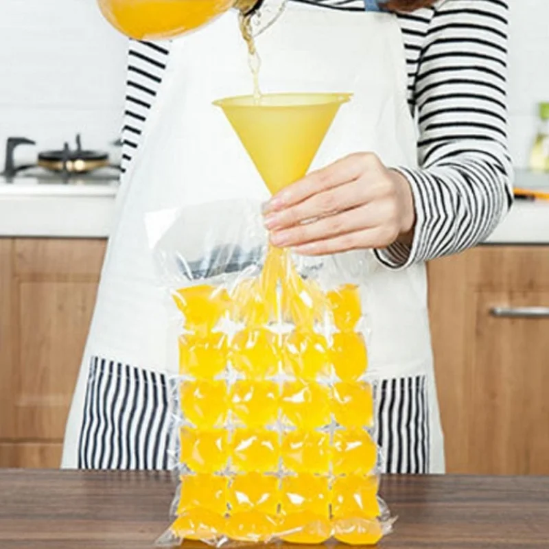 100 шт одноразовые мешки для льда лоток с формой кубиков делает Выстрел очки