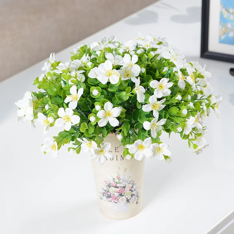 Искусственные цветы ветка орхидеи Шелковый цветочный букет пластиковые