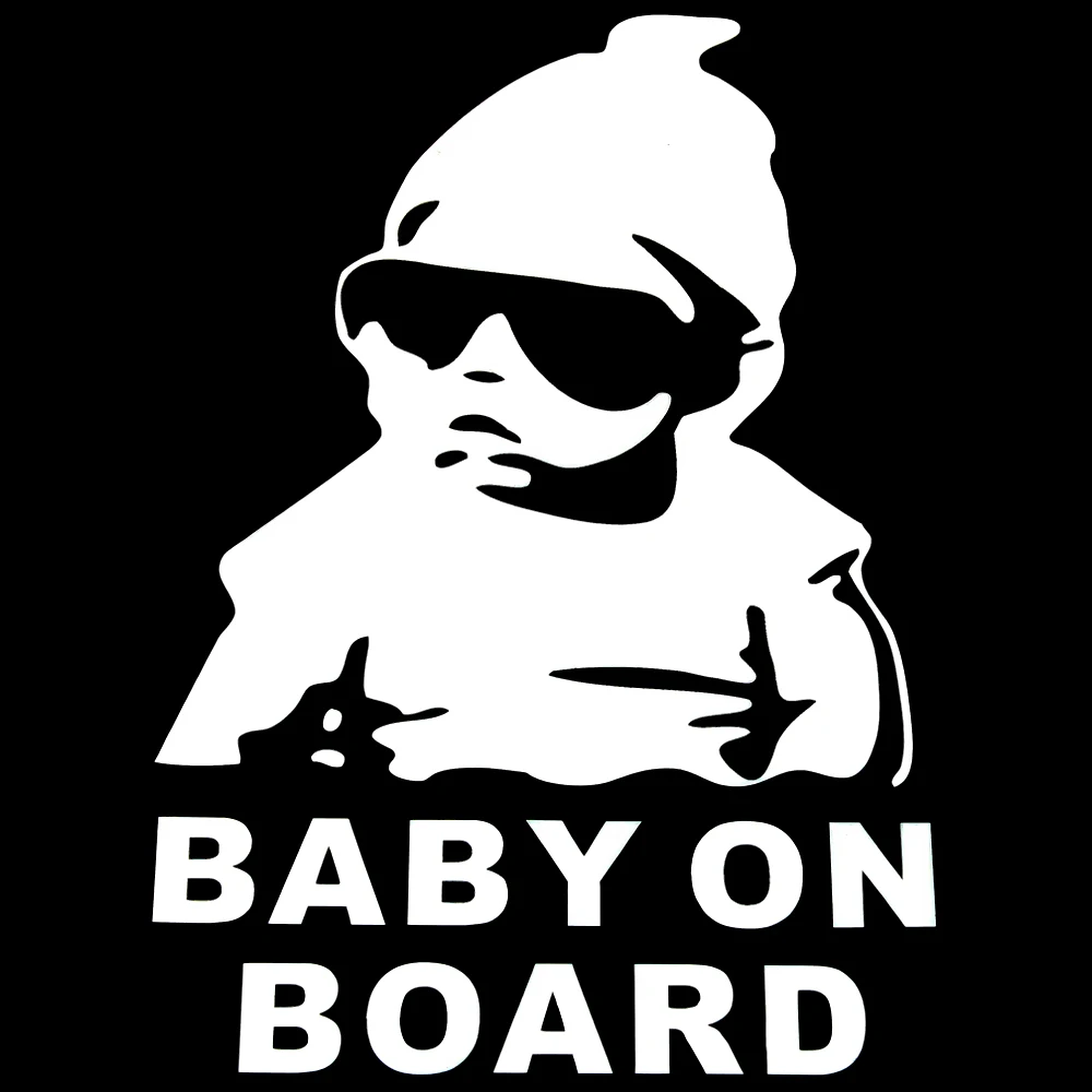 Милая наклейка BabyCar светоотражающая 3d пленка на окно автомобильная ветровое