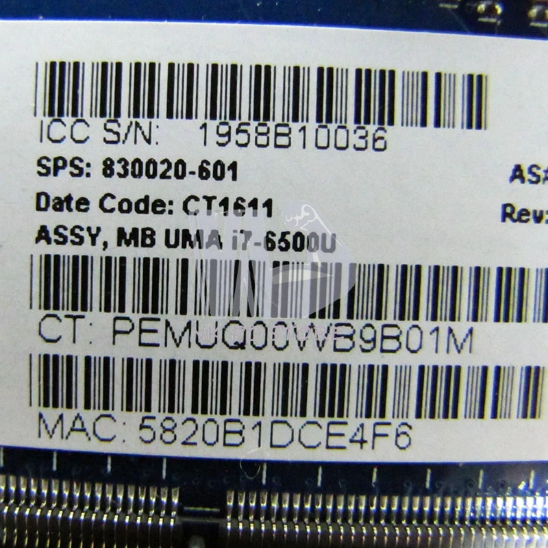 NOKOTION 830020 601 501 001 для HP Probook 246 G4 материнская плата ноутбука I7 6500U CPU 6050A2730801 MB