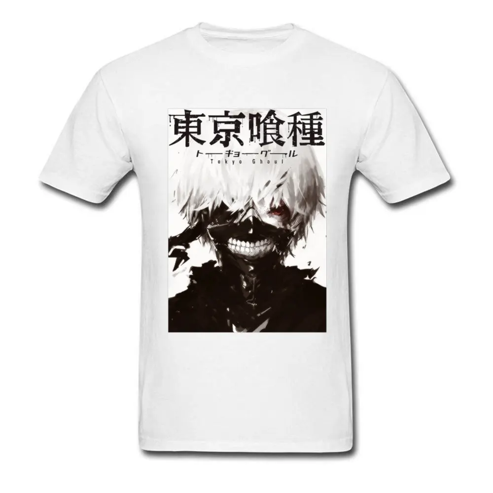 Мужская футболка Tokyo Ghoul Готическая с изображением Кена канеки дизайнерские