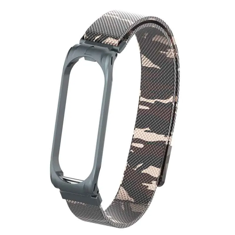 Magnet 4 Металлический ремешок mi Band 3 4 для Xiao mi band 3/4 фитнес-браслет Smartband спортивные часы браслеты Correa умные аксессуары - Цвет: Magnet 4