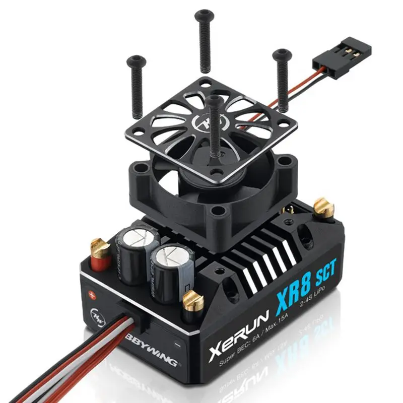 FATJAY HobbyWing XeRun 4268 SD G2 бесщеточный 4 полюсный двигатель с XR8 SCT 140A сенсорный ESC
