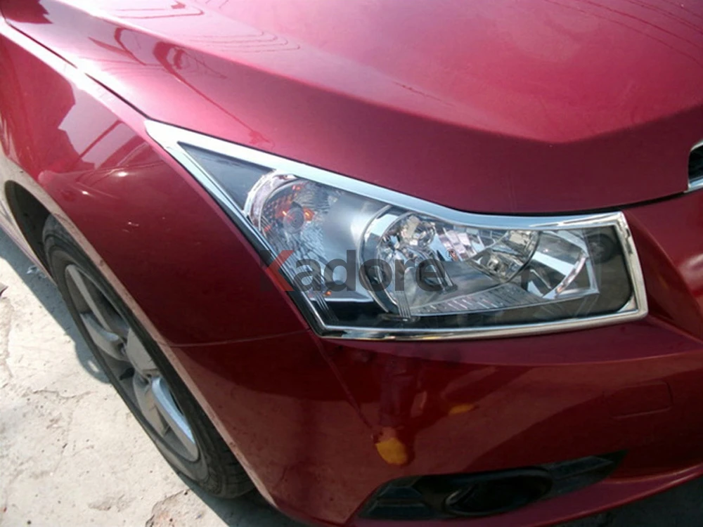 Для Chevrolet Cruze 2009 2010 2011 2012 2013 хромированный автомобильный передний головной светильник, накладка на голову, светильник, рамка для автомобиля