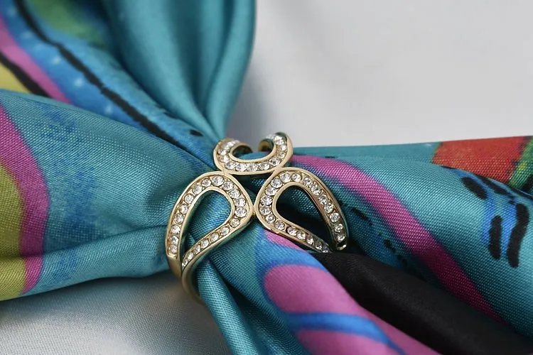 2015 новое ювелирное изделие серебряного цвета и золотого брошь docona свадебная