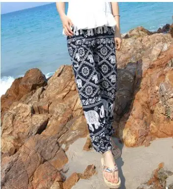 Шаровары летние повседневные с эластичной талией 1 шт./лот | Женская одежда