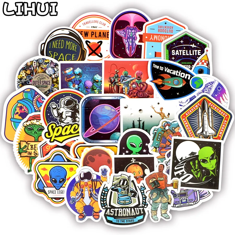 30 шт. Вселенная наклейки Классические игрушки для детей космического