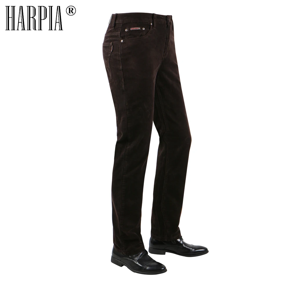 HARPIA новые модные зимние мужские штаны плотные карандаш со средней посадкой